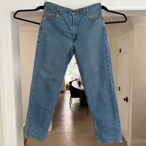 Men's CARHARTT B17-STW Relaxed Fit Stonewashed Denim Dungaree - 38 W x 34 L